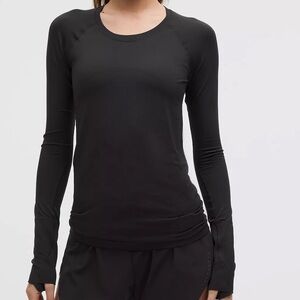 LuLuLemon Black Long Sleeve Top Small
